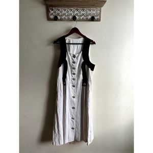 Rare Sailer-Trachten Linen German WOmen's Dirndl Oktoberfest Summer Long Dress